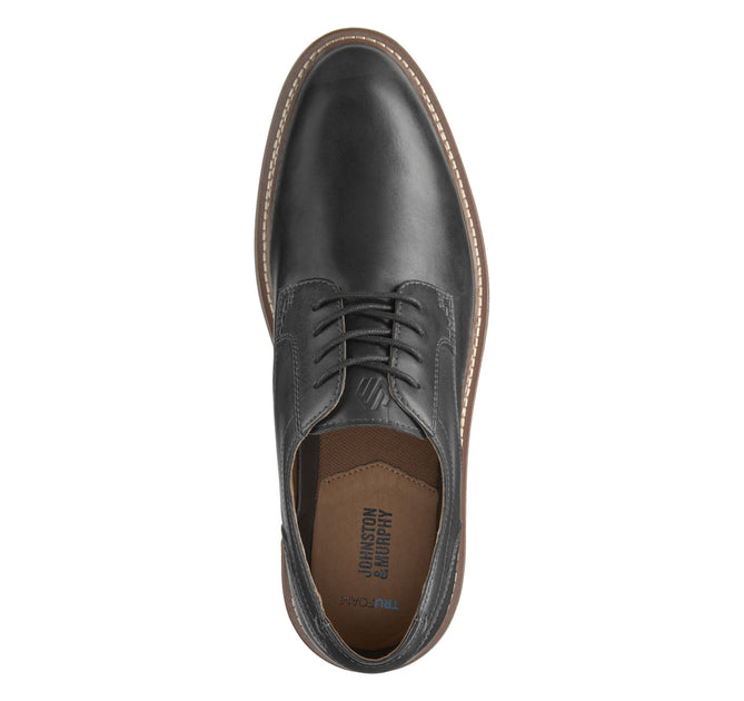 Johnston & Murphy Hodges Plain Toe Lace-up Shoe Black US 9 3