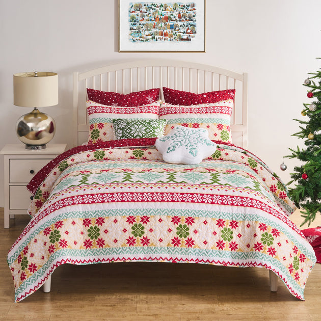 BreeBe Fair Isle Snow Quilt 2