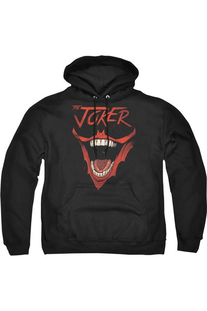 Gildan Batman Joker Bat Laugh Hoodie Black Large 2