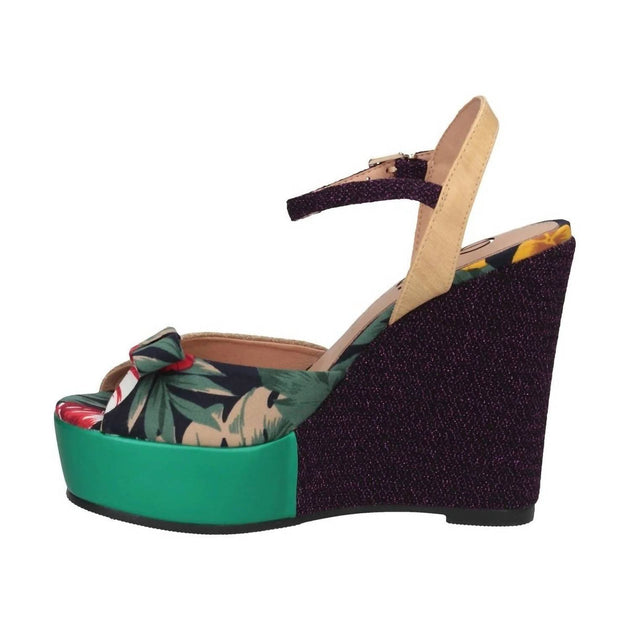 Exe Naomi 011 Wedge Heel Blue US 9.5 5