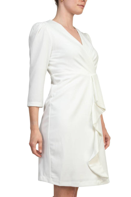 Julia Jordan Sheath Dress White US 8 4