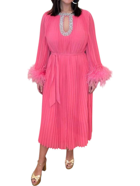 Flora Bea Steffina Dress Pink Small 2