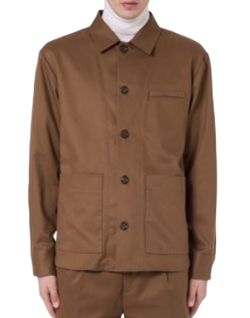 Paolo Pecora Shirt Jacket Brown EU 52 2