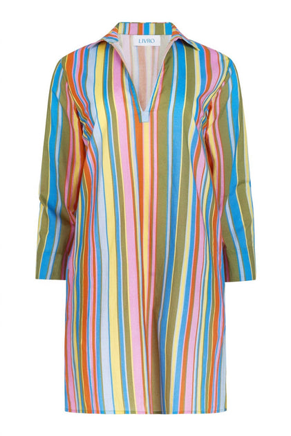 Livro Short Kurta Dress Multi XSmall 3