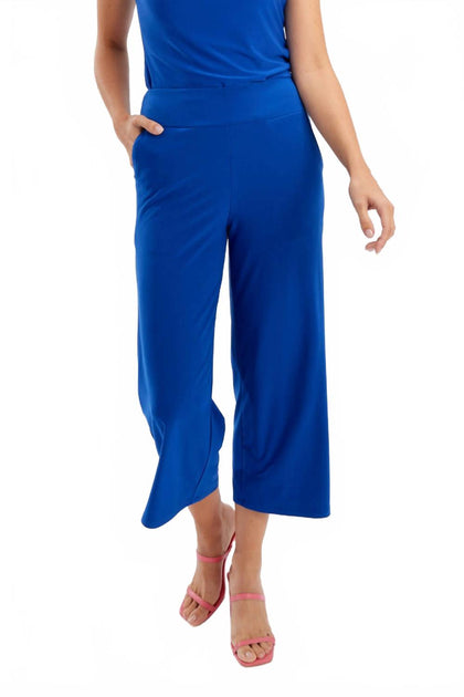 Frank Lyman Strickweite Cropped Hose Blau US 8 2