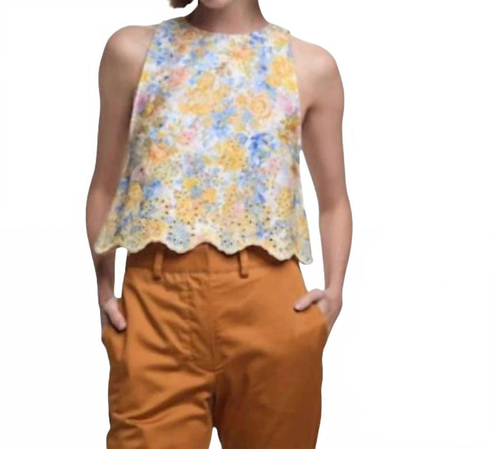 Kika Vargas Gemma Sleeveless Top Multi US 6 2