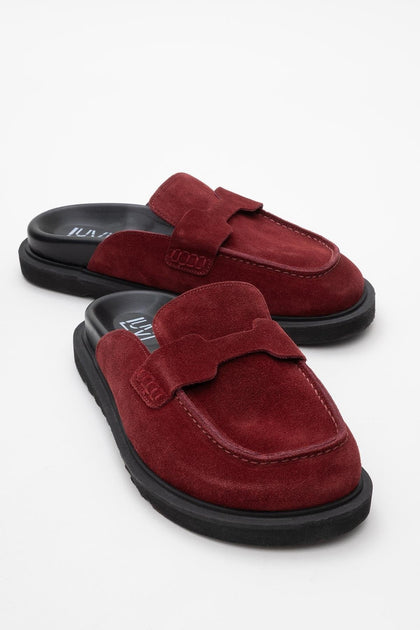 Forever & Always Shoes Laven Leather Clog Slide Multi US 8 2