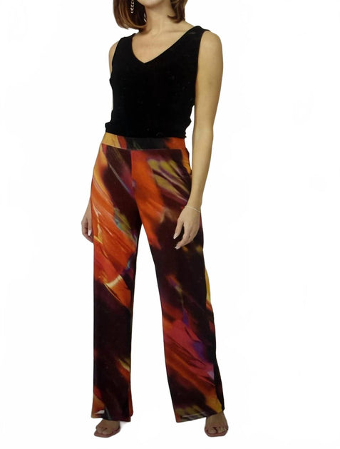 Frank Lyman Pantalon à jambes larges Rouge US 8 3