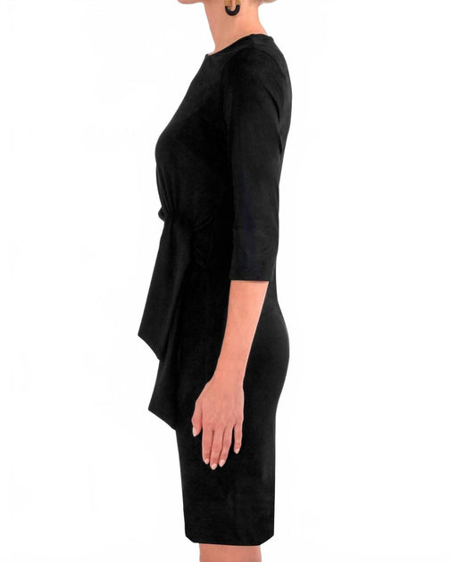 Gretchen Scott Cinch And Tie Dress Black Small 3