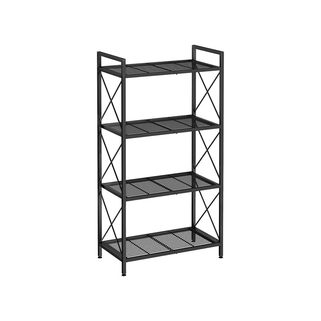 Hivvago 4-Tier Storage Rack Ink Black 2