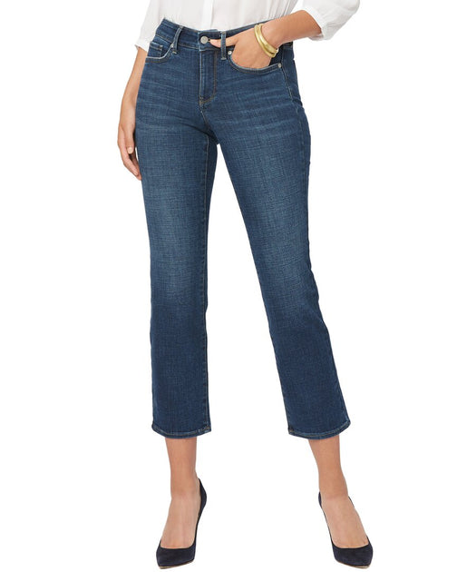 NYDJ Marilyn Marcel Straight Leg Jean Blue US 8 2