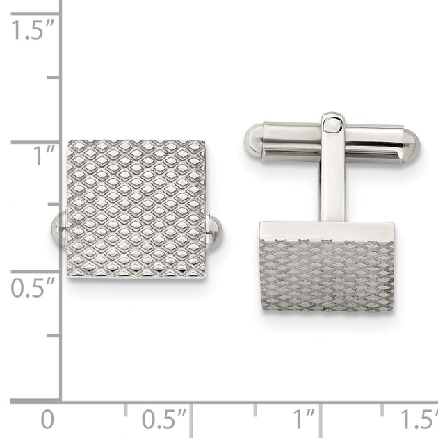 Diamond2Deal Cufflinks Silver 4