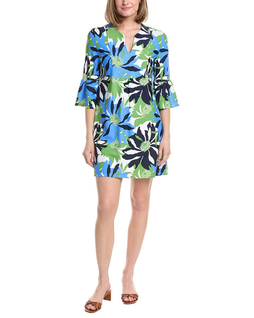 Jude Connally Kerry Swing Dress Blue Large 2