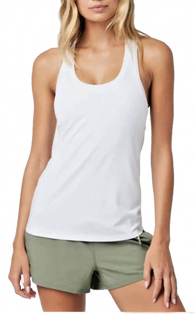 Flint Park Volley Tank Top White Small 2