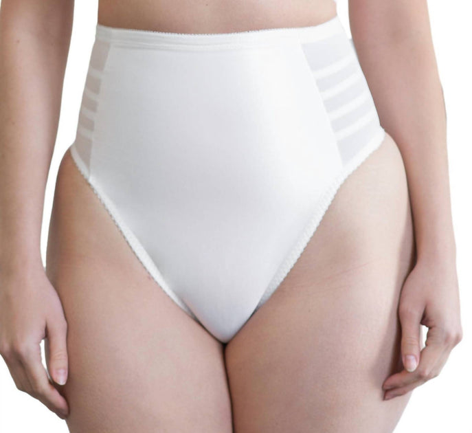 Rago High Waist Shaping Thong White 2X 2