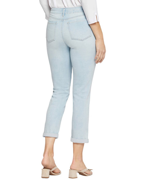 NYDJ Brightside High Rise Girlfriend Jean Blue US 12 3