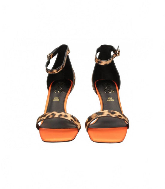 Exe Lilian 055 Heel Sandal Orange 38 5
