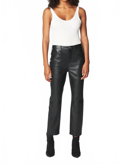 BLANKNYC Faux Leather Pant Black 28 3