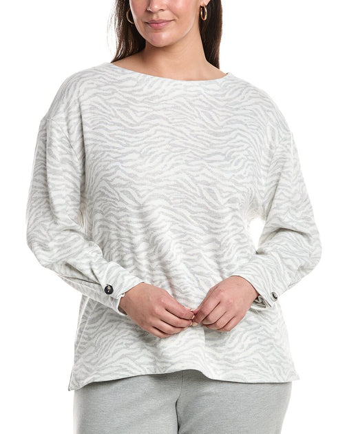 Anne Klein Boatneck Top Grey XXXLarge 2