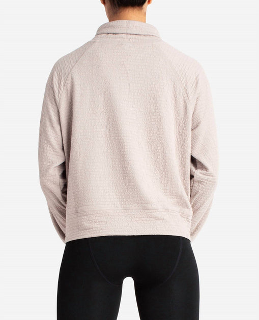 Danskin Textured Pullover Sweatshirt Multi Small 3