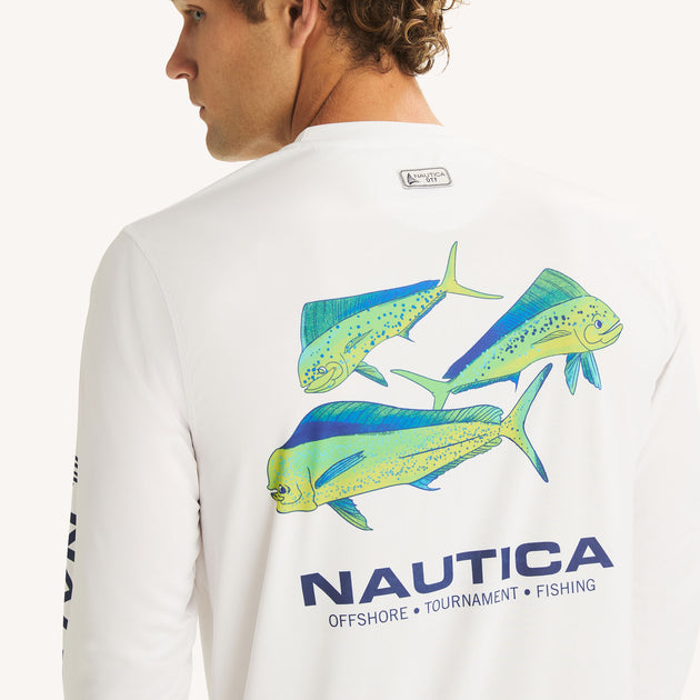 Nautica OTF Long-Sleeve Shirt White Small 3