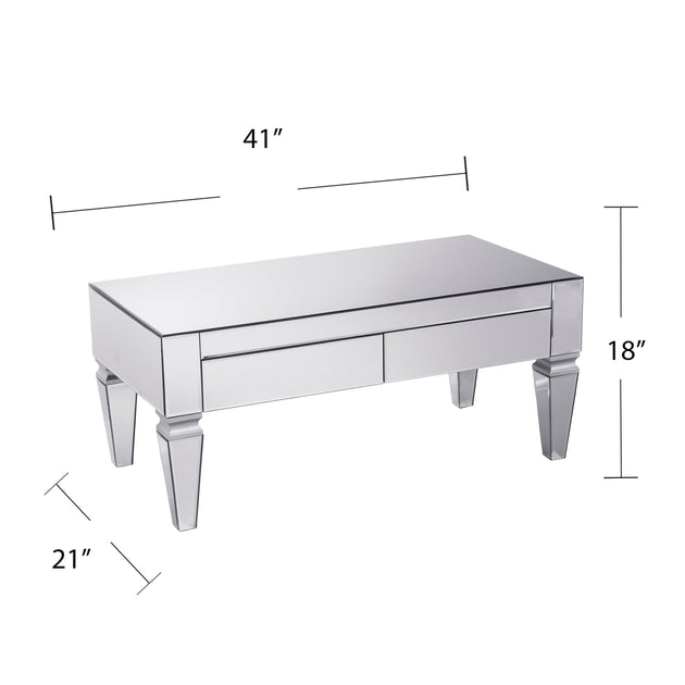 Table basse miroir SEI Darien 4