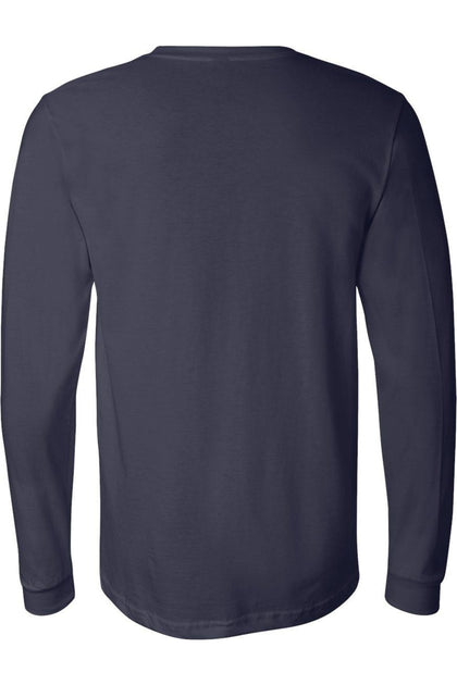 BELLA + CANVAS Unisex Jersey Long Sleeve Tee Blue XXXLarge 3