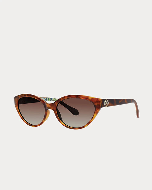 Lilly Pulitzer Shell Harbor Sunglasses Brown One Size 4