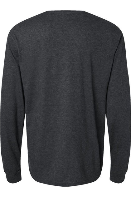 Gildan Softstyle CVC Long Sleeve T-Shirt Black Small 3