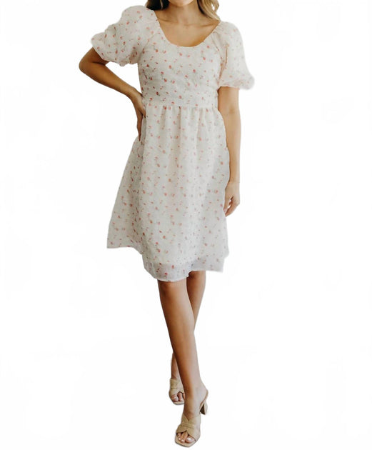 Mikarose Alta Scoopneck Dress Beige XLarge 2