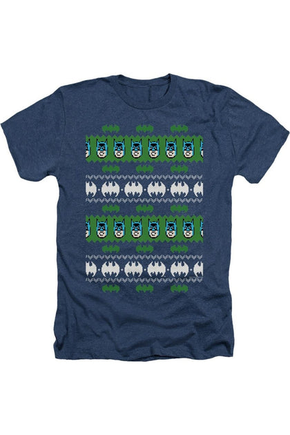 Gildan Batman Christmas T-Shirt Blue XXL 2