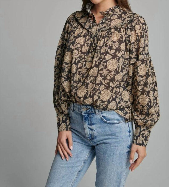 sundays Camelia Shirt Beige Small 2