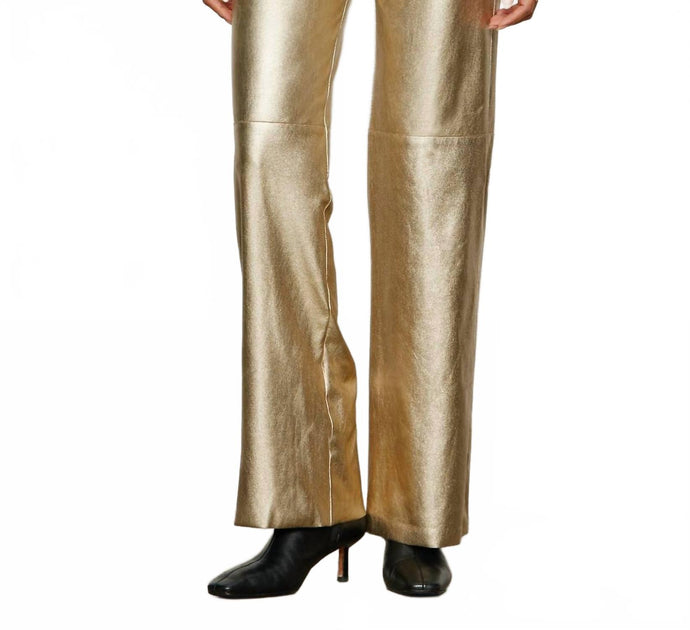 Sanctuary Cadence Relaxed Straight Pants Gold 25 4