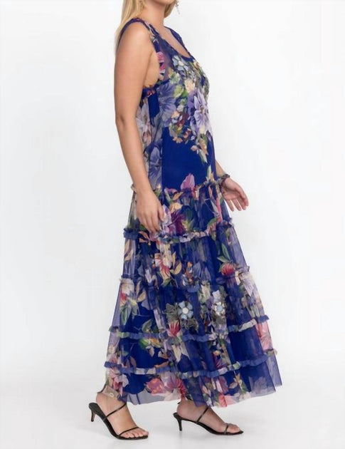 johnny was rheia tiered mesh dress RHEIA TIERED MESH DRESS