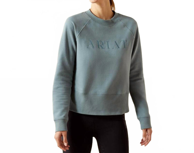Ariat Martine Crewneck Sweatshirt Grün XXL 2