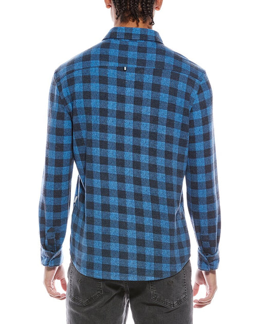 Stone Rose Technical Performance Fleece Shirt Blau Medium 3