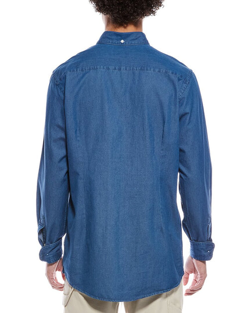 Eton Contemporary Fit Denim Hemd Blau US 46 Regular 3