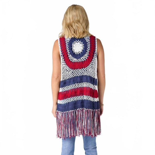 Coco + Carmen Häkelweste Multi XXLarge 3