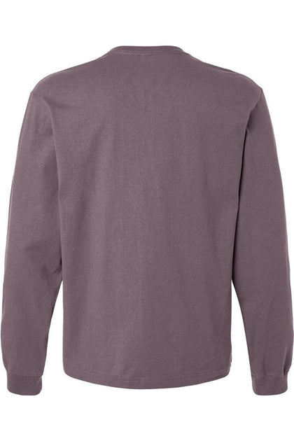 BELLA + CANVAS Heavyweight Long Sleeve Tee Brown 4XLarge 3