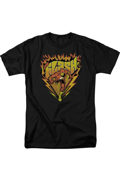 Gildan DC Comics Flash Blazing Speed T-Shirt Schwarz Large 2