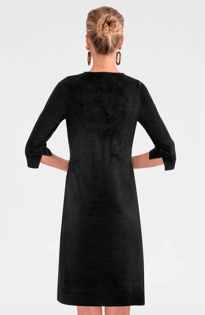 Gretchen Scott Cinch And Tie Dress Black Small 4