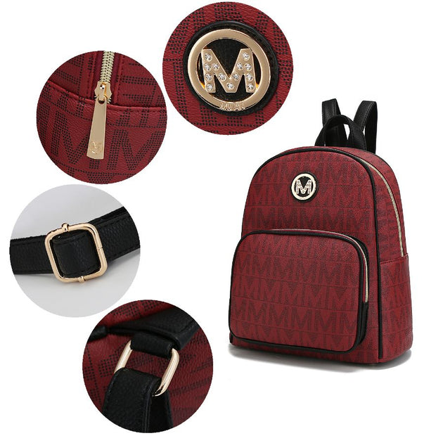 MKF Fanny Signature Sac à Dos Bleu 4