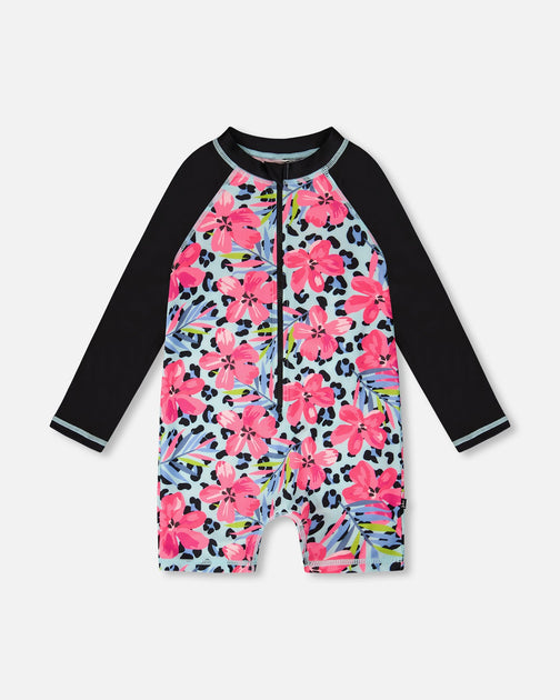 Deux par Deux Rashguard Blau US 5T 2