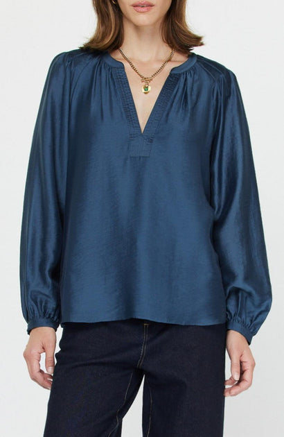 Current Air Split Neck Blouse Multi XSmall 2