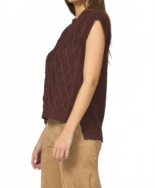 Dear John Denim Briana Strickweste Braun Medium 4