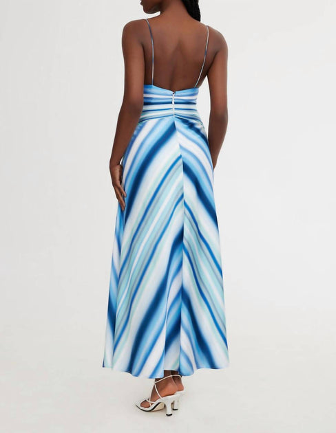 SIGNIFICANT OTHER Harriet Maxikleid Blau US 6 3