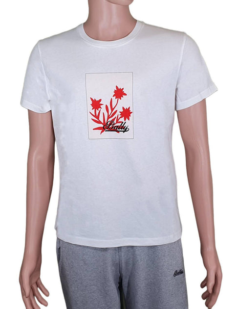 Bally Short Sleeve T-Shirt White Small 4