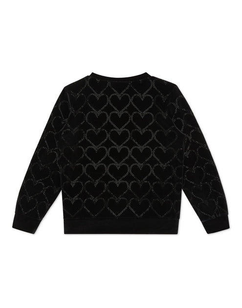 PHILIPP PLEIN Sweatshirt LS Heart Black 10 Years 3