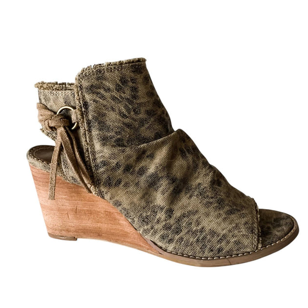 Very G Keely Wedge Sandal Brown US 6.5 2