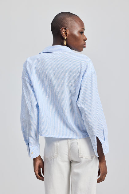 Reistor Crop it like it's Hot Shirt Blue Medium 3